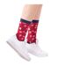 1 Pack Ladies Novelty Christmas Sausage Dog Bamboo Socks-5