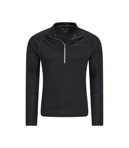 Mens approach lightweight midlayer black Mountain Warehouse