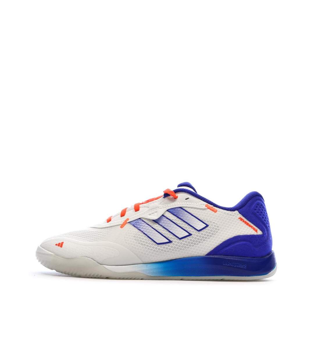 Chaussures de futsal blanc/bleu/rouge homme adidas fevernova-1