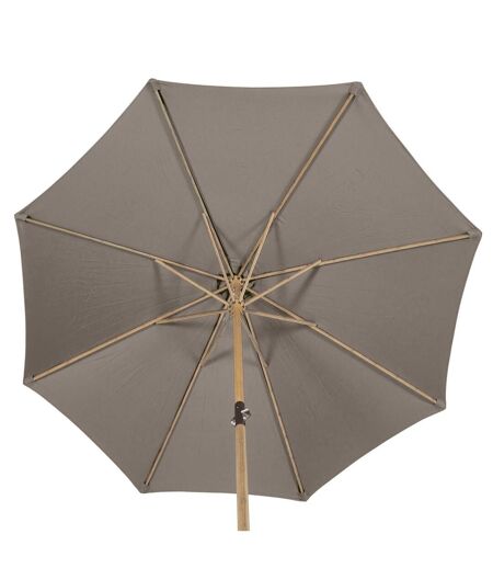 Parasol droit Rond Tinaei - Diam. 300 cm - Noisette