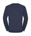 Collection pullover à col en v homme bleu marine Russell