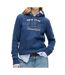 Sweat bleu femme superdry luxe-1