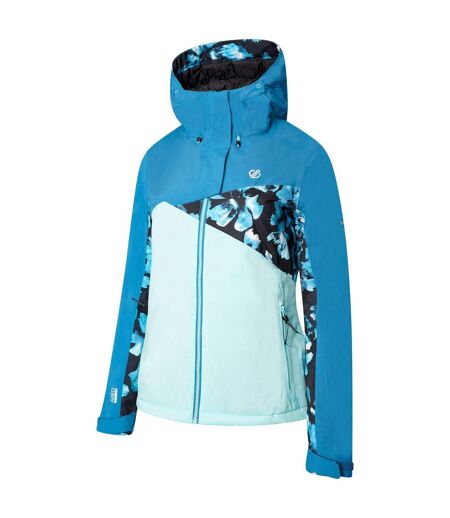 Dare 2B Womens/Ladies Determined Blossom Ski Jacket (Dark Methyl Blue/Black) - UTRG6220