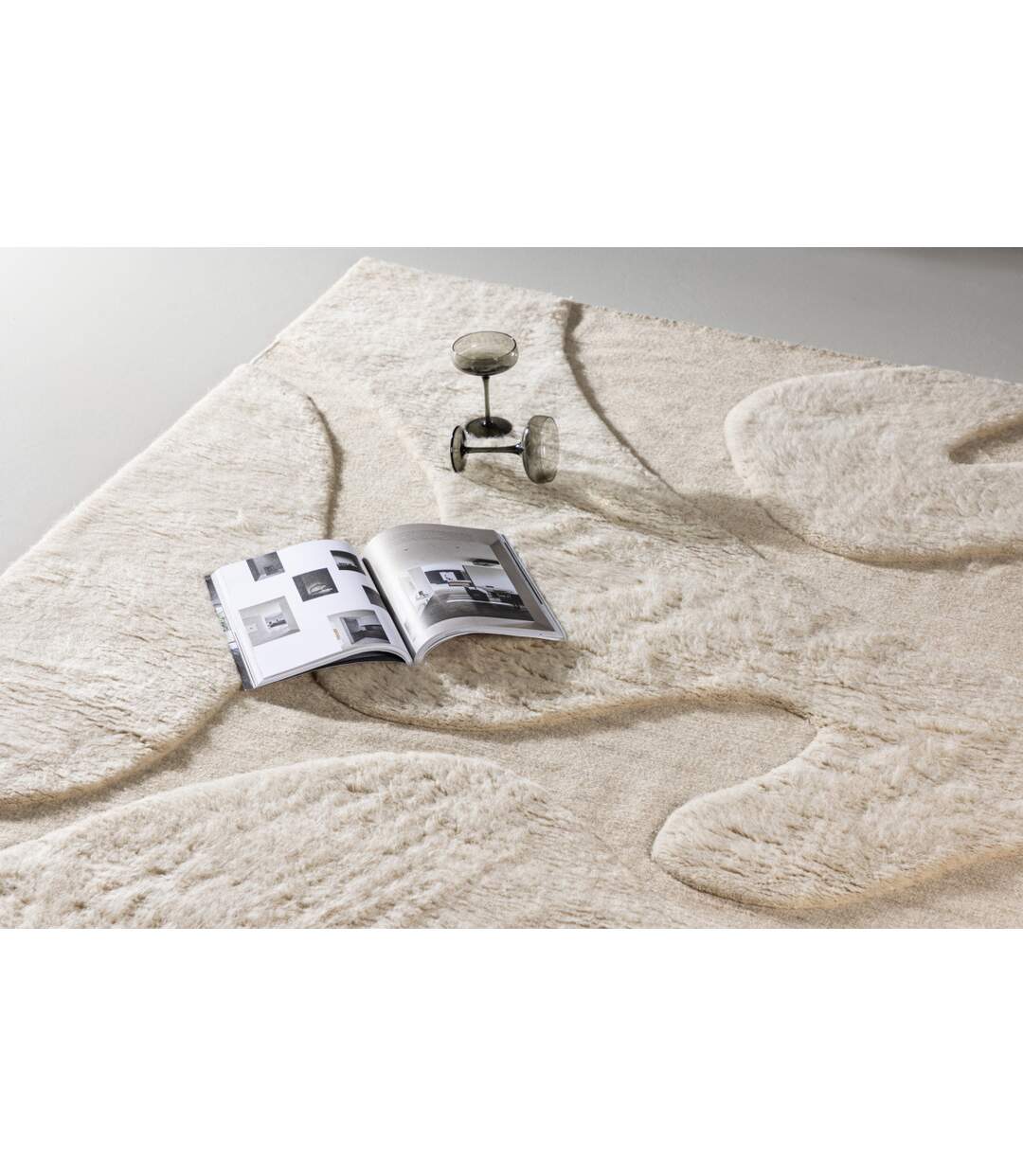 Tapis Déco en Laine Boone 160x230cm Beige-5