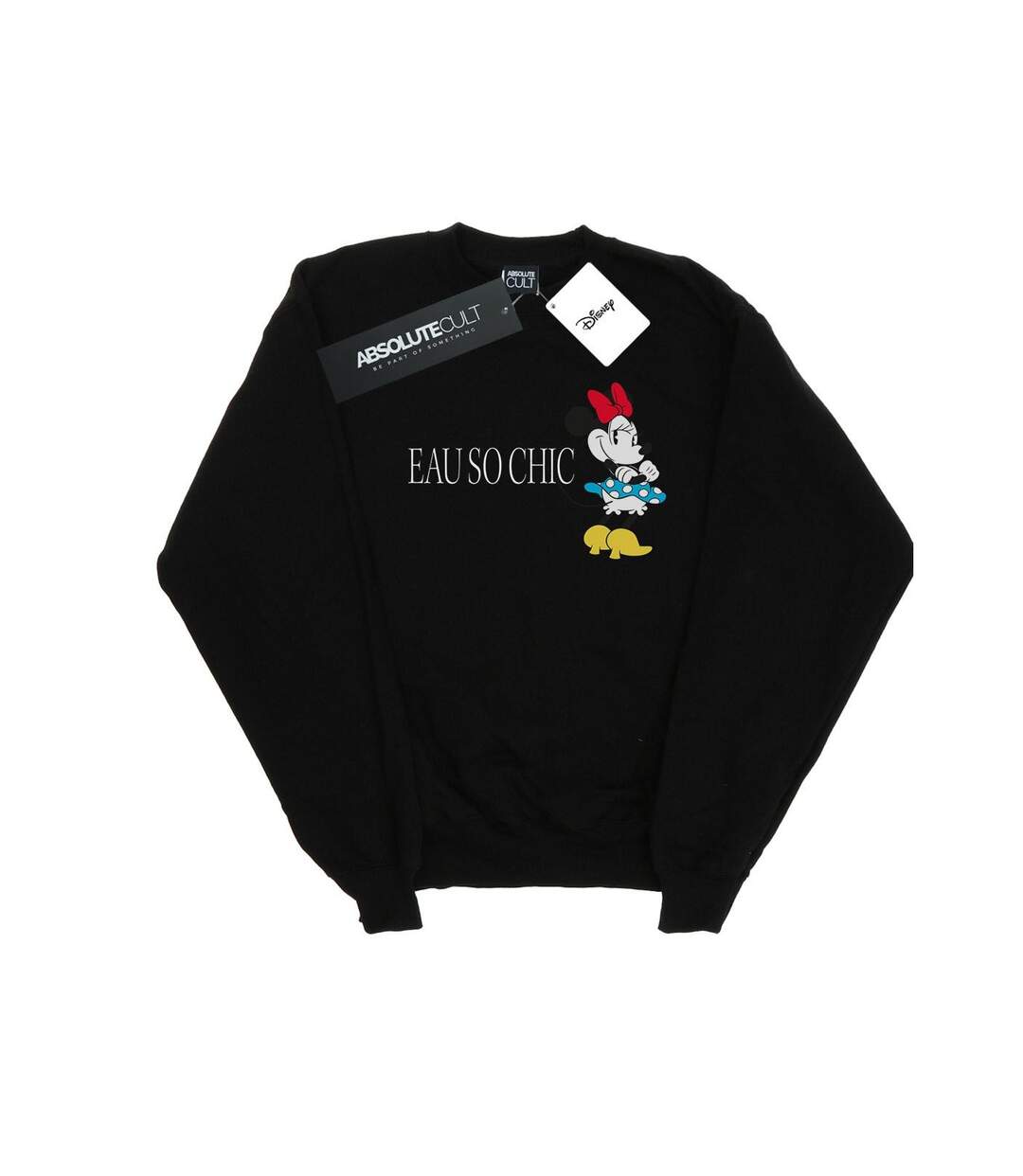 Disney Sweatshirt Femme/Dame Minnie Mouse Eau So Chic (Noir) - UTBI28165-1
