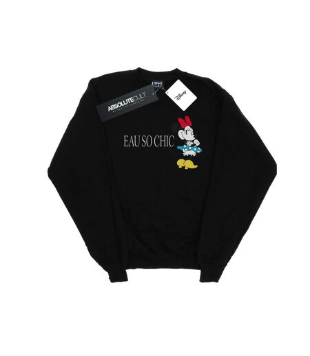 Disney Sweatshirt Femme/Dame Minnie Mouse Eau So Chic (Noir) - UTBI28165