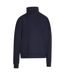 Sweat Uni À Col Montant Zippé Jean Femme Bleu Marine Trespass-3