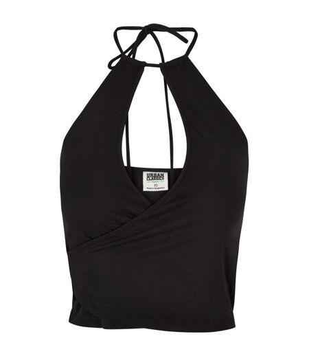 Haut Motif/style Courte Femme Noir Urban Classics