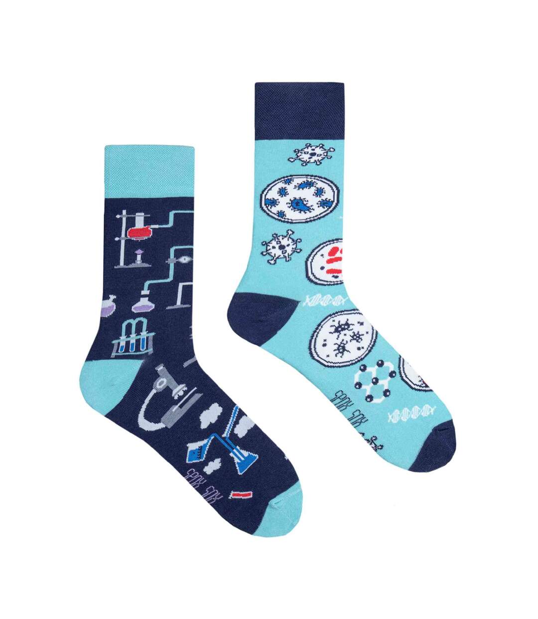1 Pack Unisex Mismatched Novelty Odd Socks - Laboratory-1