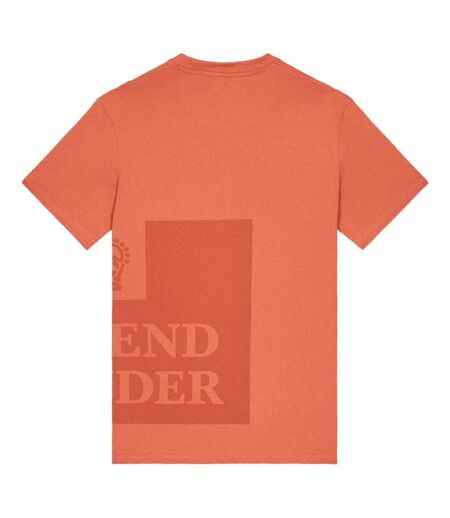 Mens Ryan Tonal Prison Cotton T-shirt Orange Weekend Offender