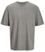 T-shirt oversize mc - JACK&JONES - Unisexe - JJ3911 - gris clair mélange