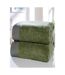 Rapport Tidal Towel Bale Set (Pack of 2) (Sage) (90cm x 140cm)