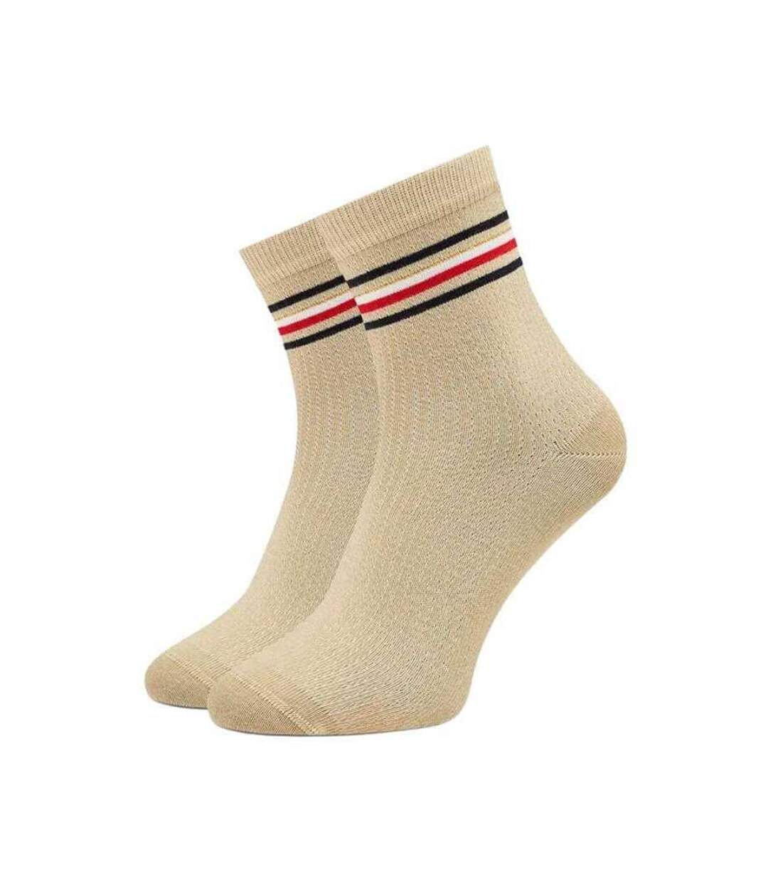 Socquettes Motif/style Uni Femme Beige Tommy Hilfiger-3