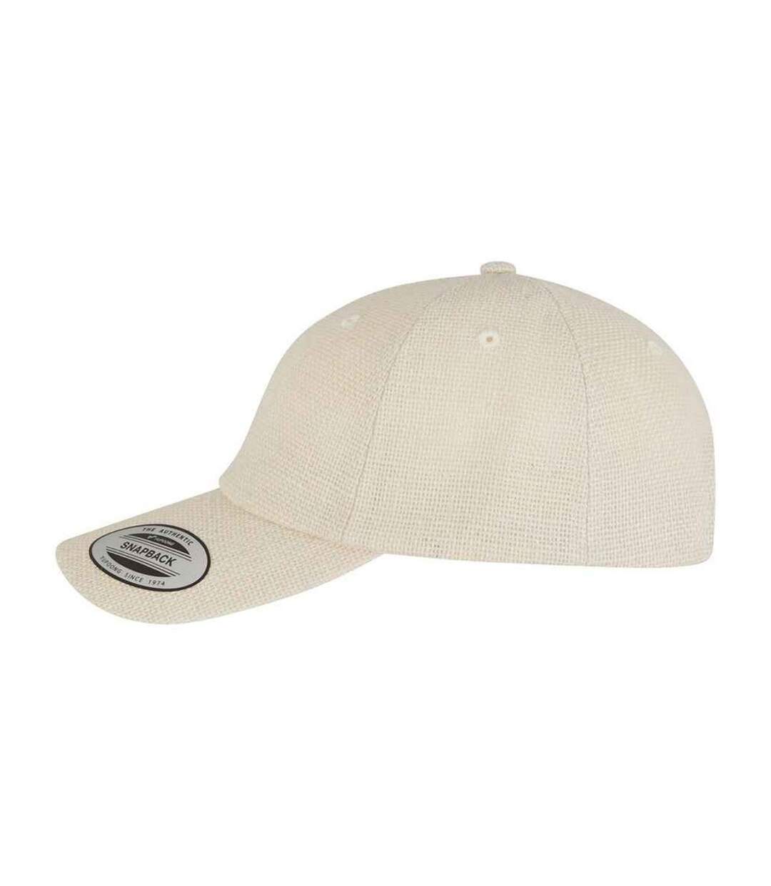 Casquette De Baseball Dad Blanc Cassé Flexfit-4