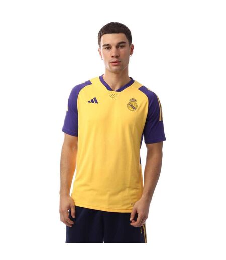Maillot Motif/style Real Madrid Cf Tiro Homme Jaune Adidas