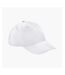 Casquette de baseball pro-style adulte blanc Beechfield