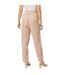 Pantalon Motif/style Fines Rayures Femme Beige Blanc Armani Exchange-3