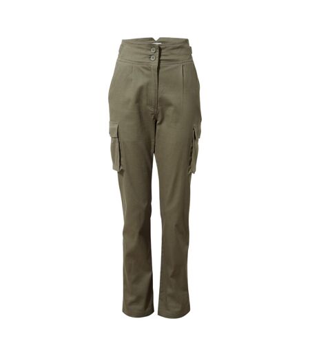 Pantalon araby femme vert kaki Craghoppers