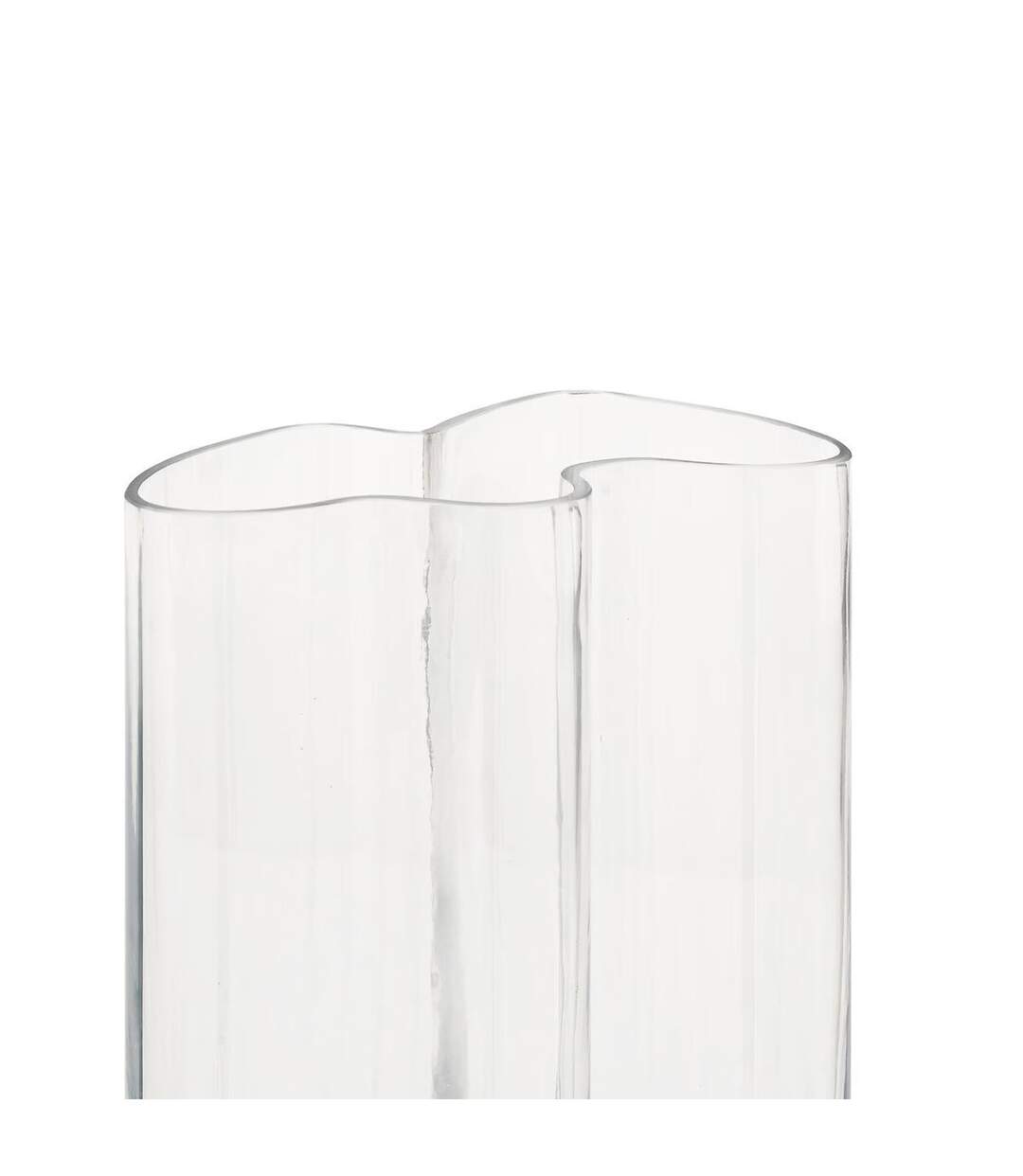 Vase Vague en Verre Kade 25cm Transparent-2