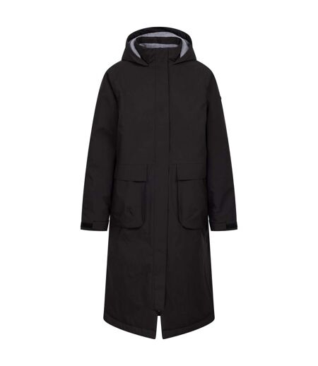 Veste Imperméable Longue À Capuche 3-en-1 Kamila Femme Noir Trespass