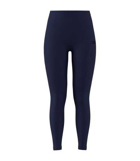 Womens/ladies Essentials Linear Leggings Navy White Adidas