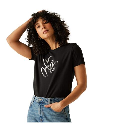 T-shirt Filandra Femme Noir Regatta