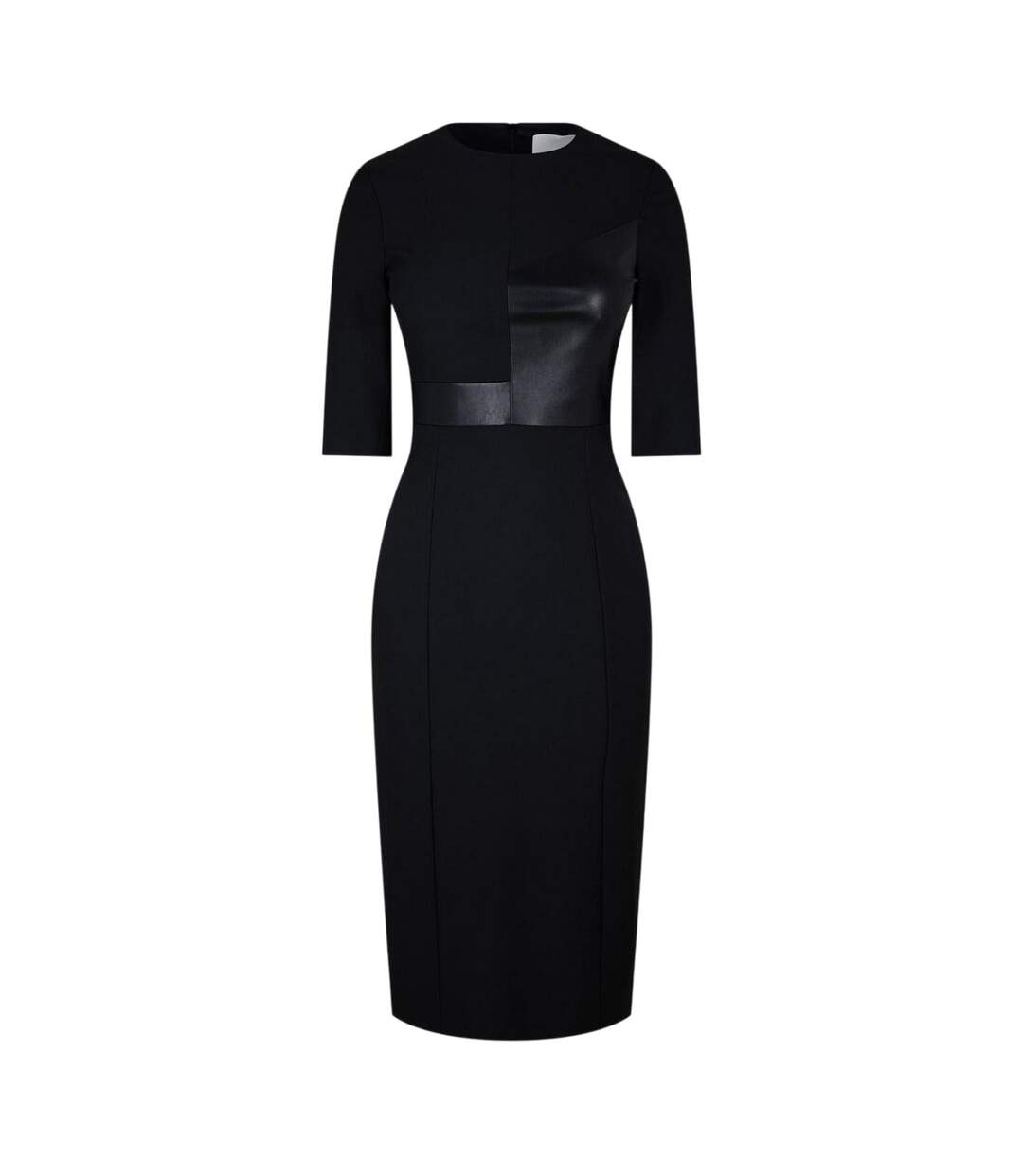 Robe Mi-longue Motif/style Asymétrique Dezona Femme Noir Boss-2