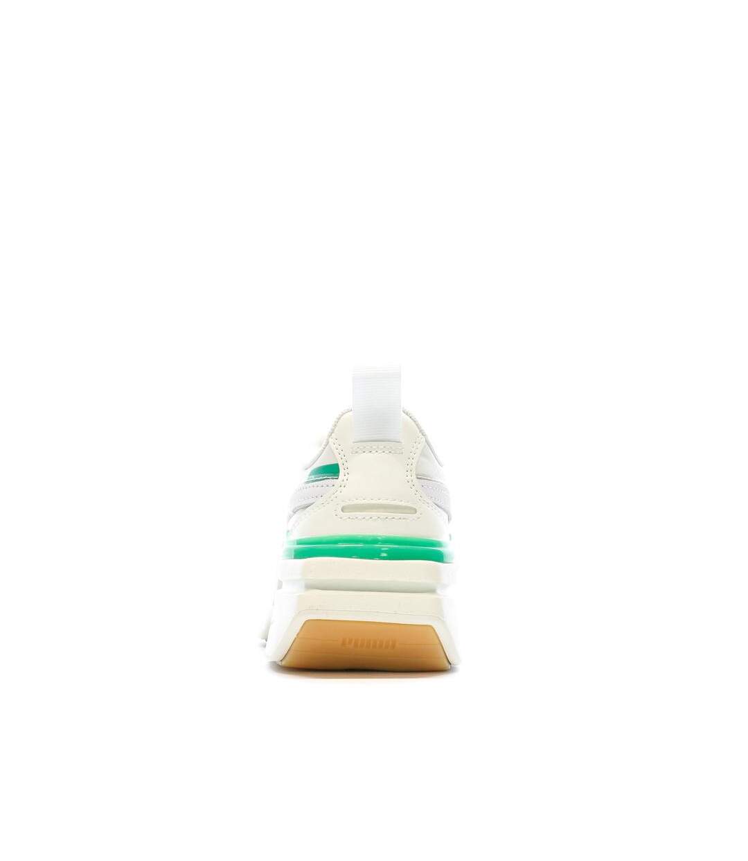 Baskets écru/vert femme puma kosmo rider-3