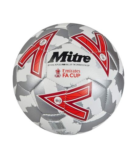 Ballon de foot fa cup 2024/2025 season mini gris / rouge Mitre