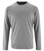 T-shirt manches longues pour homme - 02074 - gris chiné