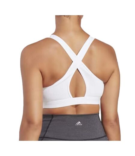 Brassière Blanche Femme Adidas HR2889 - XS