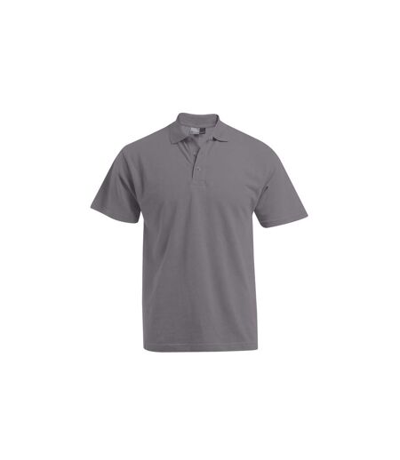 Polo Premium Homme Nouveau Gris Clair Uni Promodoro