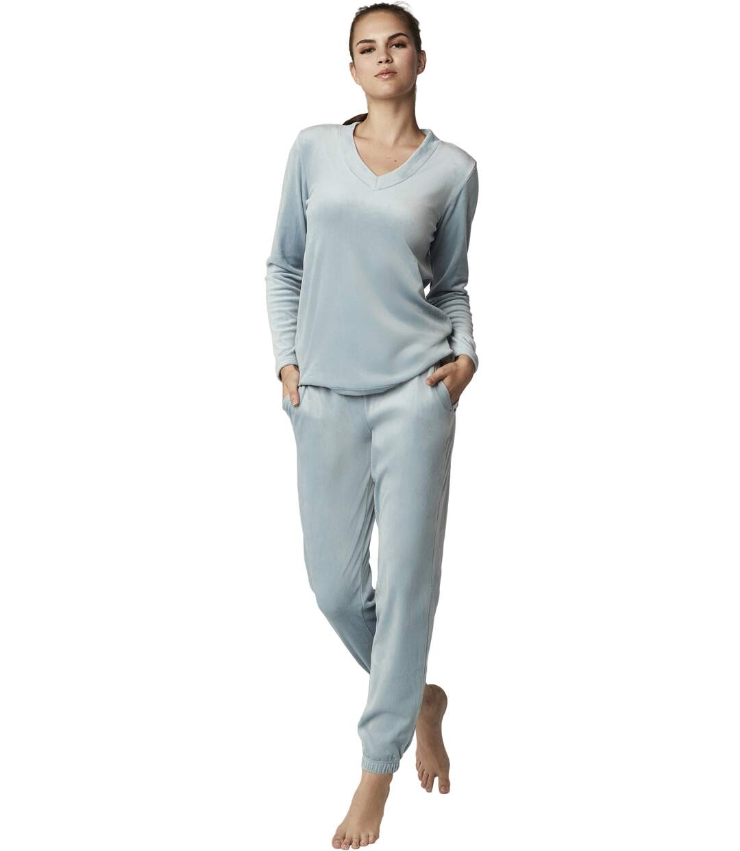 Pyjama pantalon top manches longues POLARSOFT Selmark-1