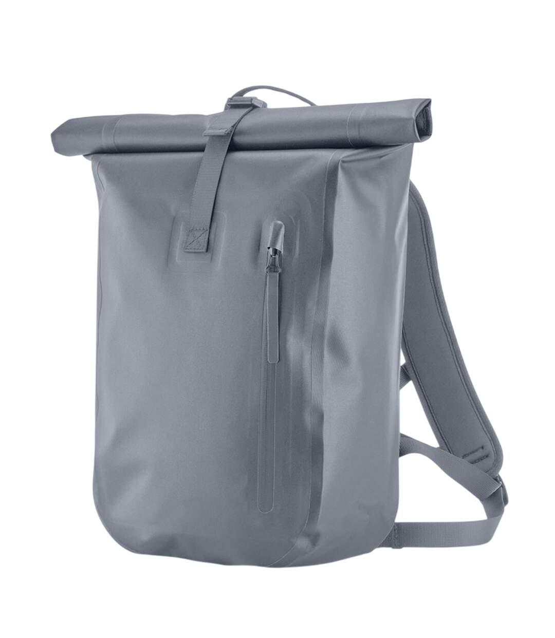 Lite Roll Top Waterproof Backpack One Size Blue Grey Quadra-2