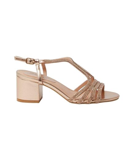 Sandales ellie femme rose doré Good For The Sole