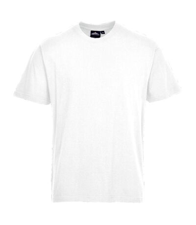 Portwest Mens Turin Premium T-Shirt (White)