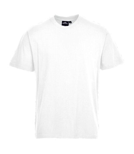Portwest Mens Turin Premium T-Shirt (White)