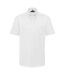 Collection Mens Short Sleeve Easy Care Oxford Shirt White Russell-1