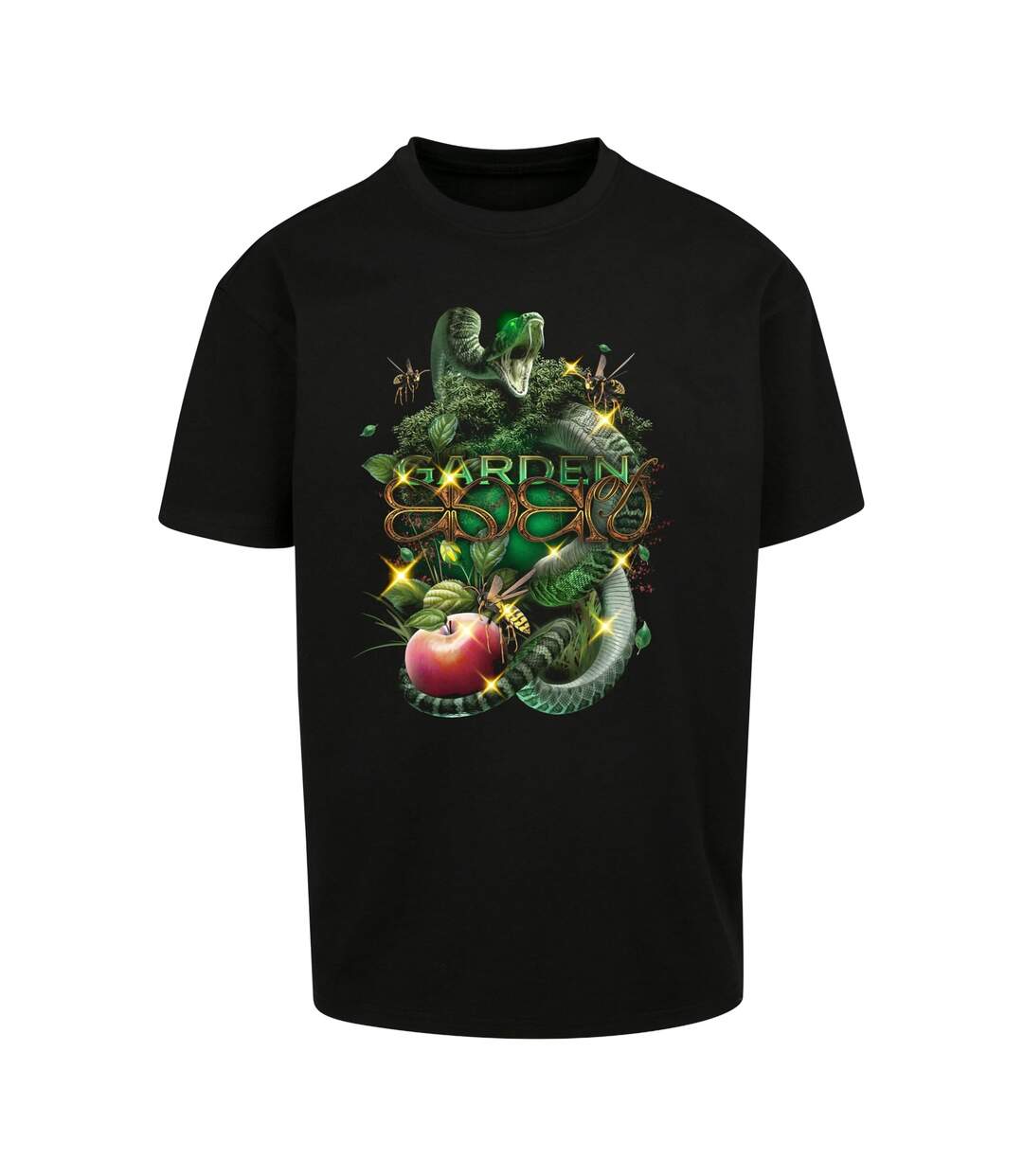 T-shirt Garden Of Eden Homme Noir Mister Tee-2