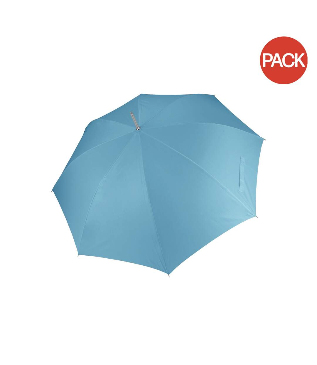 Lot de 2  Parapluie canne à ouverture automatique adulte unisexe taille unique bleu ciel Kimood-1