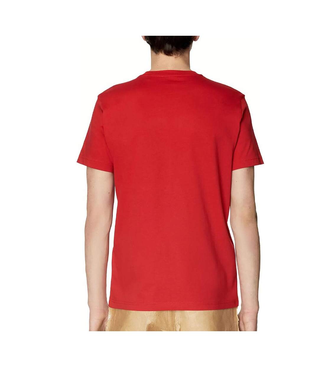 T-shirt rouge homme diesel t-just - l-2