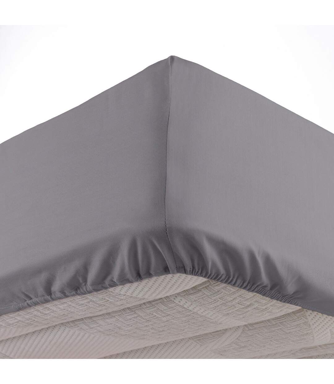 Drap Housse Lina 90x190cm Gris-1