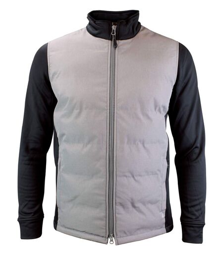 Men's Hybrid Fleece Lined Jacket Full Zip | Insulated Waterproof Coat