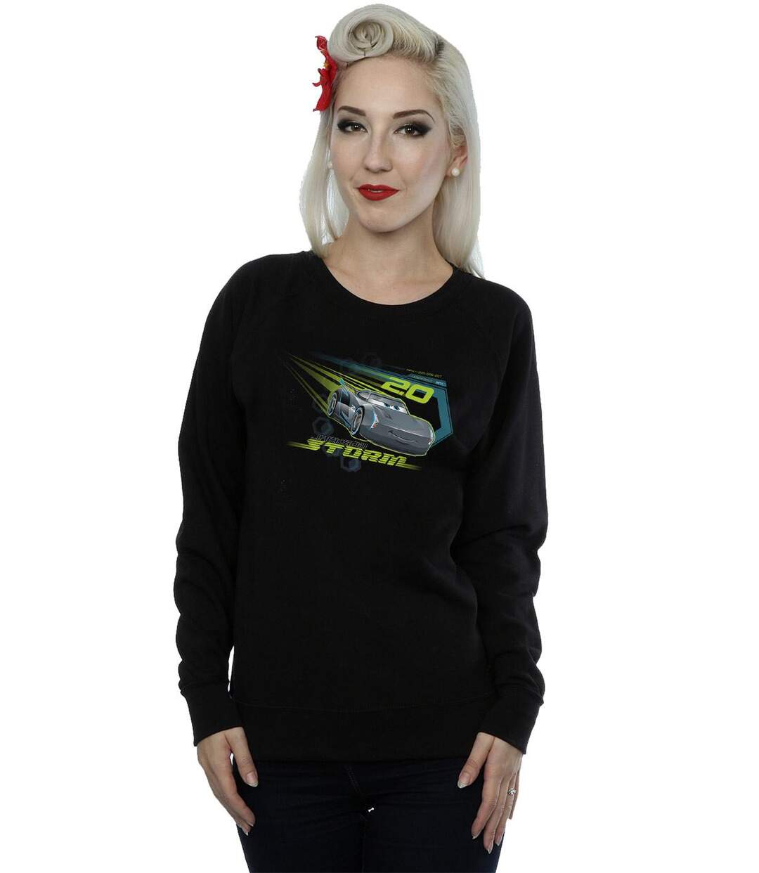 Disney - Sweat CARS JACKSON STORM - Femme (Noir) - UTBI3218-4