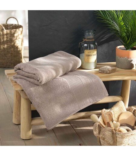 Drap de Bain Tendresse 90x150cm Taupe