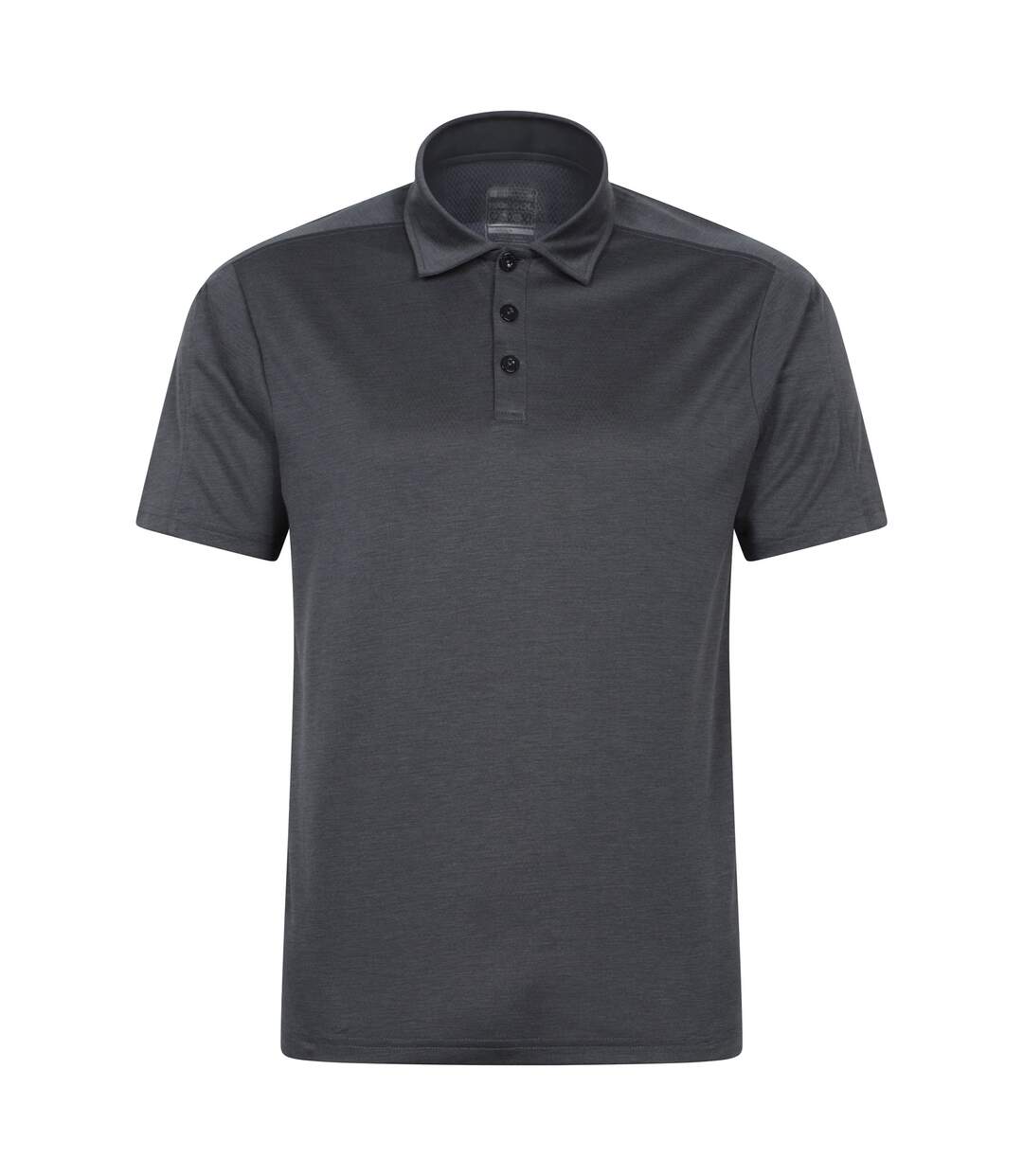 Mens volley isocool polo shirt charcoal Mountain Warehouse-1