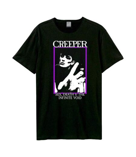 T-shirt Style Creeper Sex Death & The Infinite Void Adulte Noir Amplified