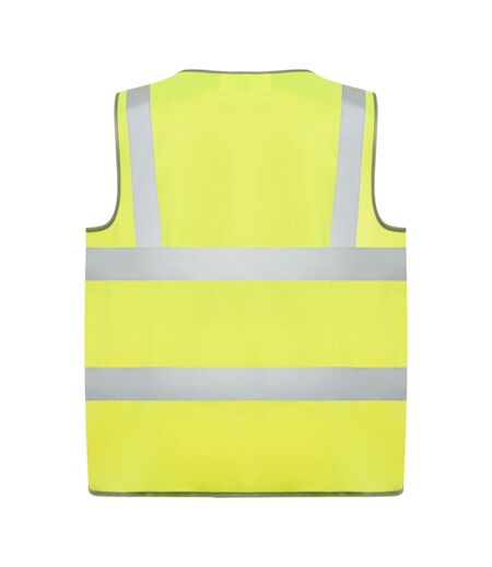 Gilet Haute Visibilité Polux Adulte Jaune Fluo Roly Workwear