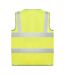 Gilet Haute Visibilité Polux Adulte Jaune Fluo Roly Workwear-2