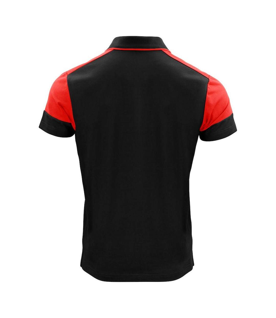 Polo Prime Homme Noir Rouge Printer-2